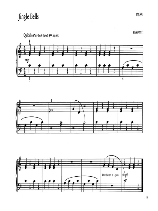 First Favorite Christmas Duets 15 Carols for Beginning Pianists 二重奏 耶誕頌歌 | 小雅音樂 Hsiaoya Music