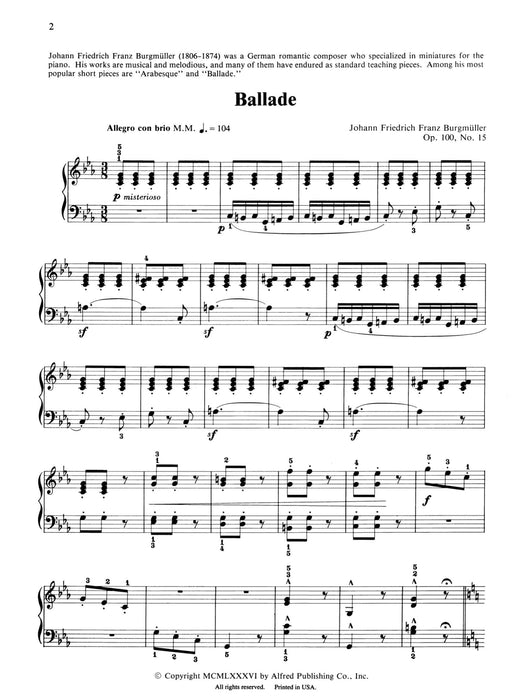 Burgmüller: Ballade, Opus 100, No. 15 敘事曲 作品 | 小雅音樂 Hsiaoya Music