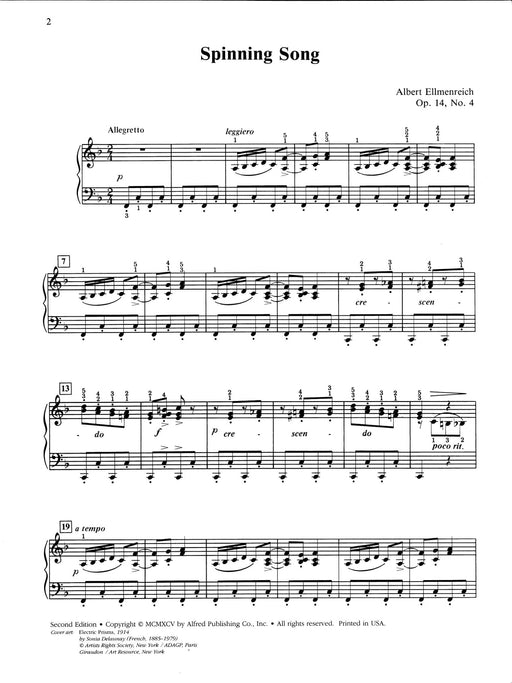Ellmenreich: Spinning Song, Opus 14, No. 4 作品 | 小雅音樂 Hsiaoya Music