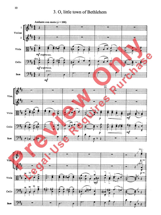 Suite of Carols 組曲 耶誕頌歌 總譜 | 小雅音樂 Hsiaoya Music