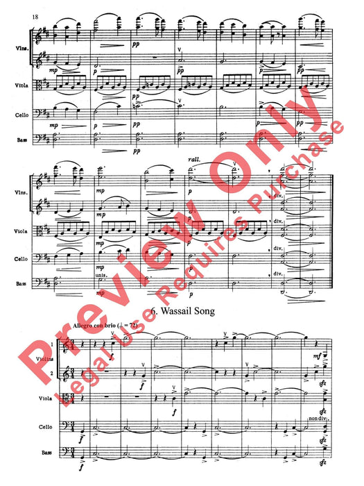 Suite of Carols 組曲 耶誕頌歌 總譜 | 小雅音樂 Hsiaoya Music