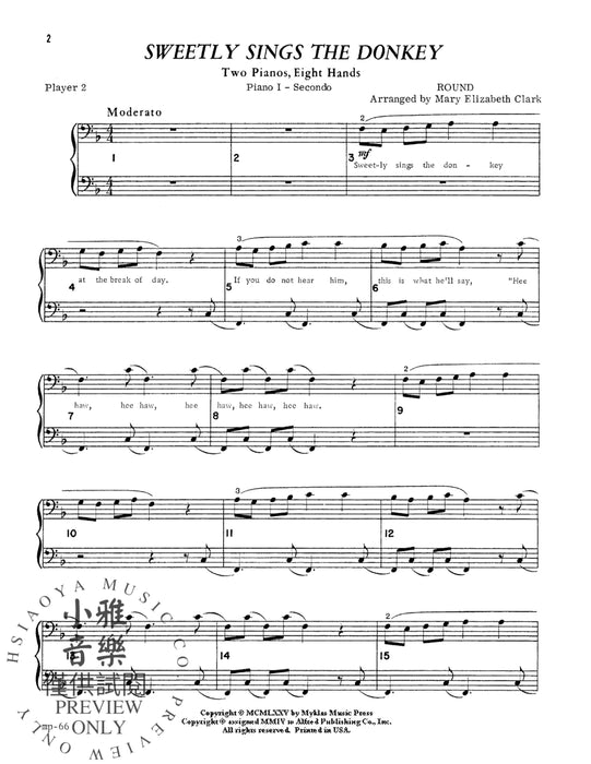 Sweetly Sings the Donkey | 小雅音樂 Hsiaoya Music