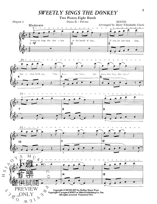 Sweetly Sings the Donkey | 小雅音樂 Hsiaoya Music