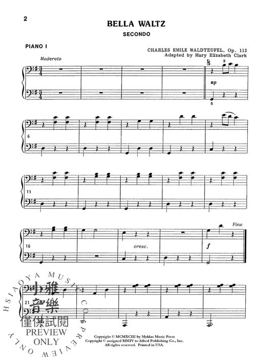 Bella Waltz 圓舞曲 | 小雅音樂 Hsiaoya Music