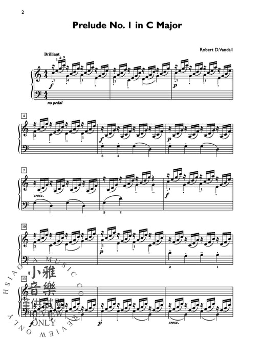 Preludes, Volume 1 Early Intermediate to Intermediate Original Piano Solos 前奏曲 鋼琴 獨奏 | 小雅音樂 Hsiaoya Music