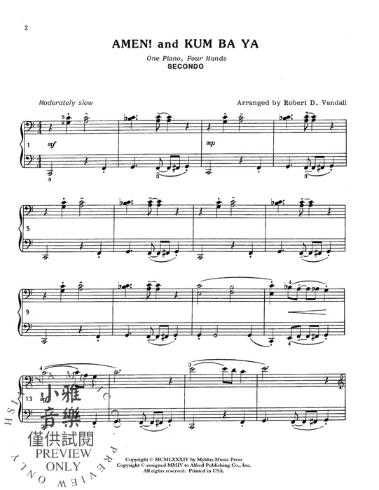 Amen! and Kum Ba Ya | 小雅音樂 Hsiaoya Music