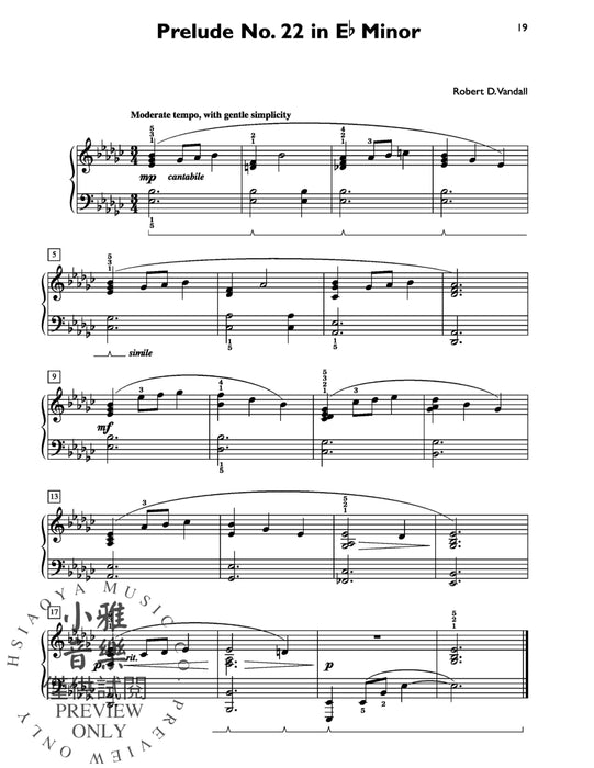 Preludes, Volume 2 Intermediate to Late Intermediate Original Piano Solos 前奏曲 鋼琴 獨奏 | 小雅音樂 Hsiaoya Music