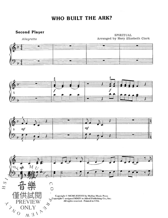 Who Built the Ark? | 小雅音樂 Hsiaoya Music