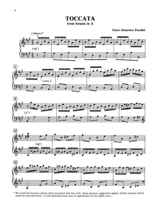 Paradisi: Toccata (from the Sonata in A) 觸技曲 奏鳴曲 | 小雅音樂 Hsiaoya Music