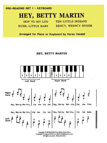 Pre-Reading Set 1 - Folk Songs 民謠 | 小雅音樂 Hsiaoya Music