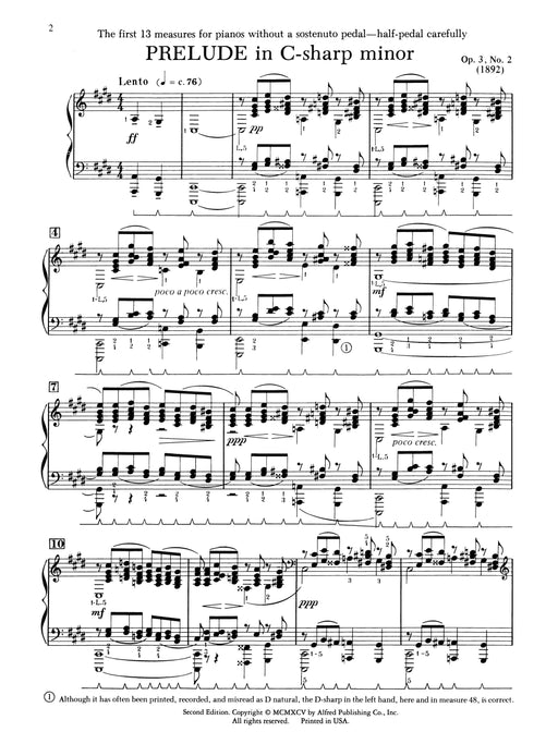 Rachmaninoff: Prelude in C-sharp Minor, Opus 3, No. 2 拉赫瑪尼諾夫 前奏曲 作品 | 小雅音樂 Hsiaoya Music