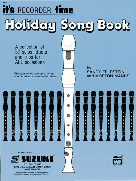 Recorder Holiday Songbook (Suzuki Corp. Edition) | 小雅音樂 Hsiaoya Music