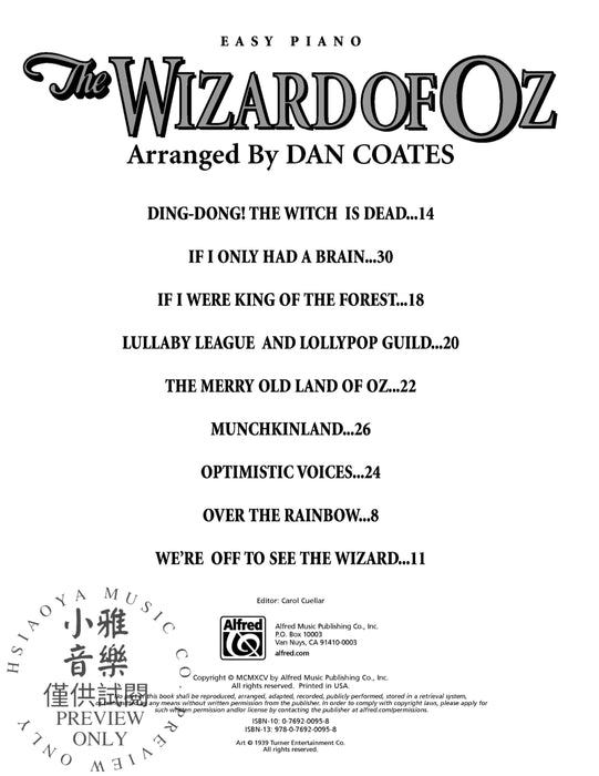 The Wizard of Oz | 小雅音樂 Hsiaoya Music