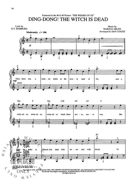 The Wizard of Oz | 小雅音樂 Hsiaoya Music