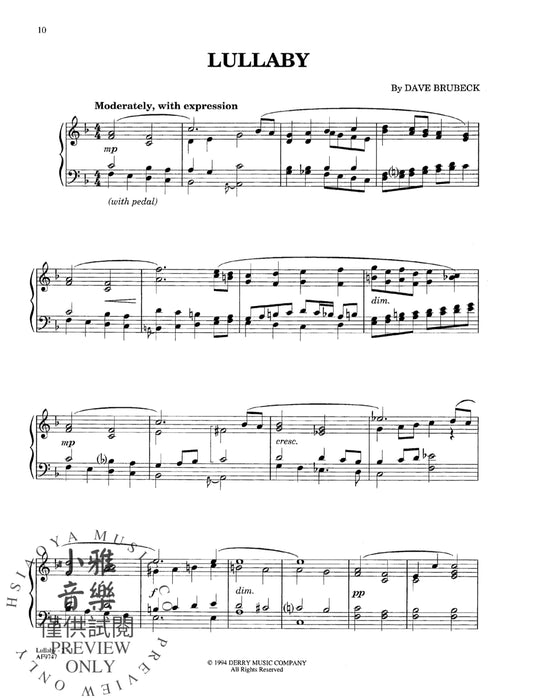 Dave Brubeck: Nocturnes 夜曲 | 小雅音樂 Hsiaoya Music