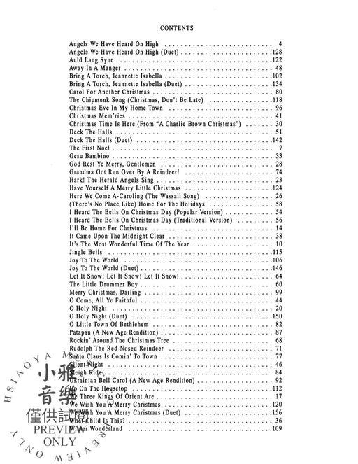 Advanced Piano Solos Encyclopedia, Christmas Featuring the Best in Traditional Christmas Favorites and Popular Christmas Songs Plus: Special Bonus Duet Section 鋼琴 獨奏 二重奏樂節 | 小雅音樂 Hsiaoya Music