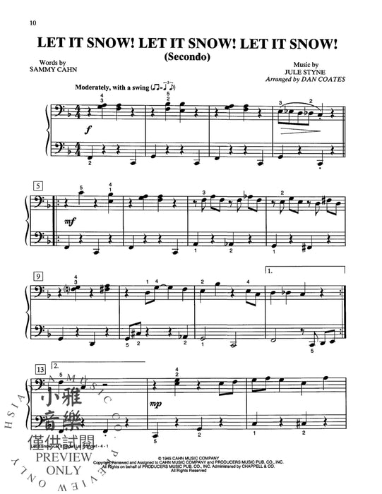 Double Your Fun: Easy Christmas Duets 二重奏 | 小雅音樂 Hsiaoya Music