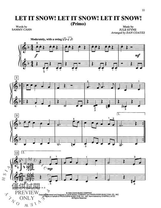 Double Your Fun: Easy Christmas Duets 二重奏 | 小雅音樂 Hsiaoya Music