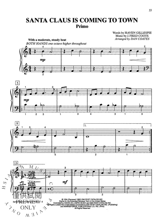 Double Your Fun: Easy Christmas Duets 二重奏 | 小雅音樂 Hsiaoya Music