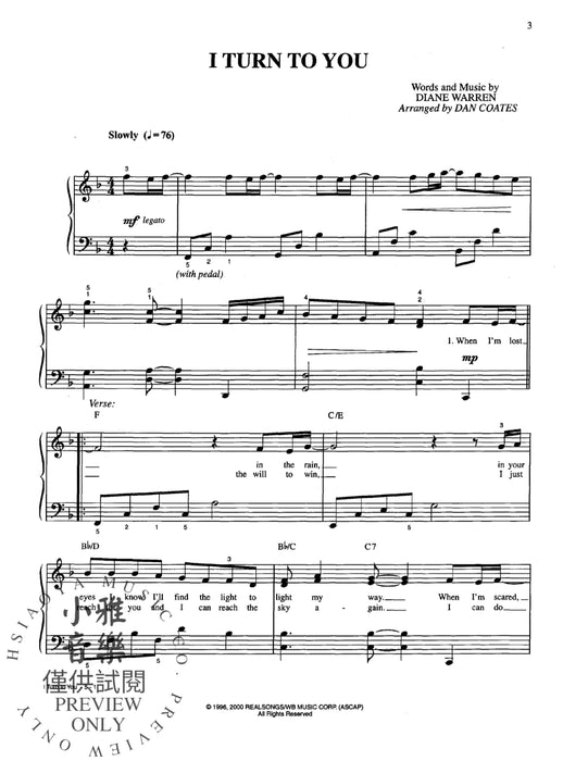 Popular Sheet Music Hits | 小雅音樂 Hsiaoya Music