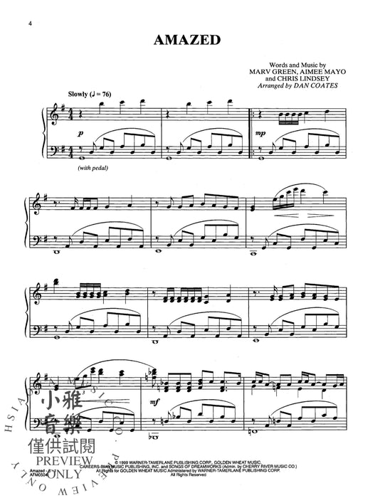 Dan Coates Popular Piano Solos 鋼琴 獨奏 | 小雅音樂 Hsiaoya Music