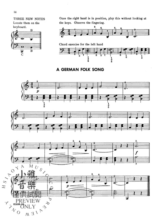 Ada Richter Piano Course: The Older Student, Book 1 For Individual or Class Instruction 鋼琴 | 小雅音樂 Hsiaoya Music