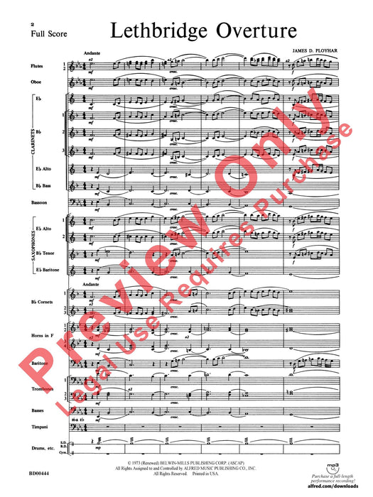 Lethbridge Overture 序曲 | 小雅音樂 Hsiaoya Music