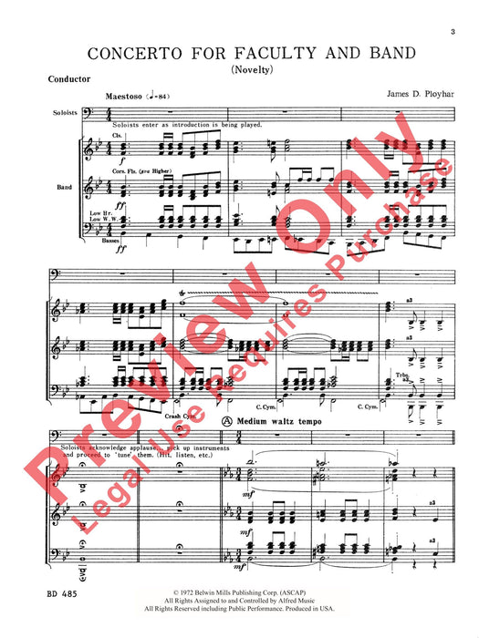 Concerto for Faculty and Band 協奏曲 | 小雅音樂 Hsiaoya Music