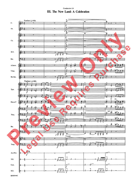 Discovery 1492 An Historic Suite for Band 組曲 總譜 | 小雅音樂 Hsiaoya Music