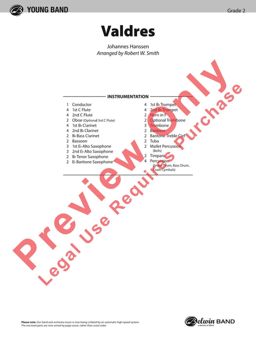 Valdres 總譜 | 小雅音樂 Hsiaoya Music