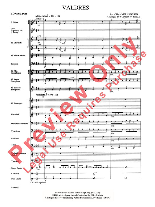 Valdres 總譜 | 小雅音樂 Hsiaoya Music