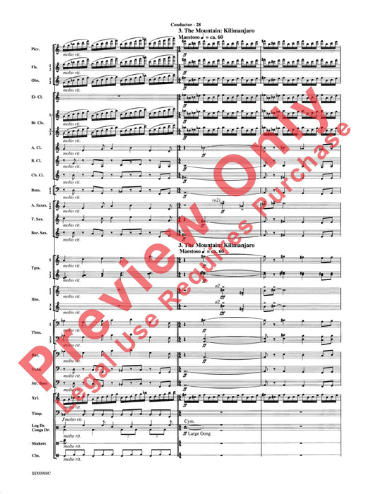 Kilimanjaro: An African Portrait 總譜 | 小雅音樂 Hsiaoya Music