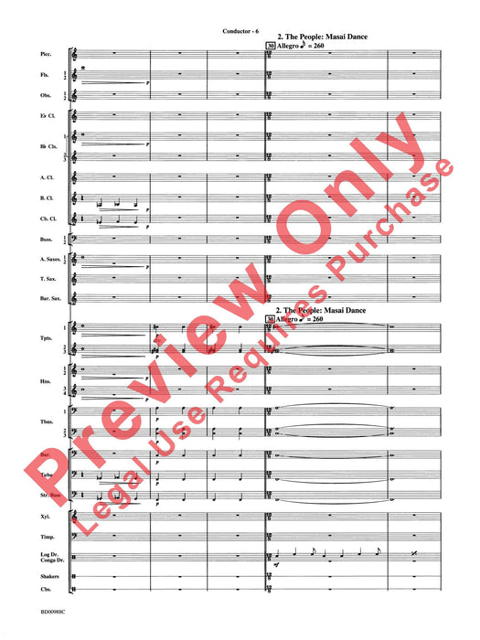 Kilimanjaro: An African Portrait 總譜 | 小雅音樂 Hsiaoya Music