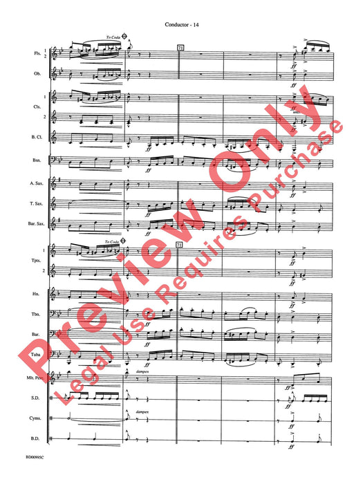 Rolling Thunder (Concert March) 音樂會進行曲 總譜 | 小雅音樂 Hsiaoya Music