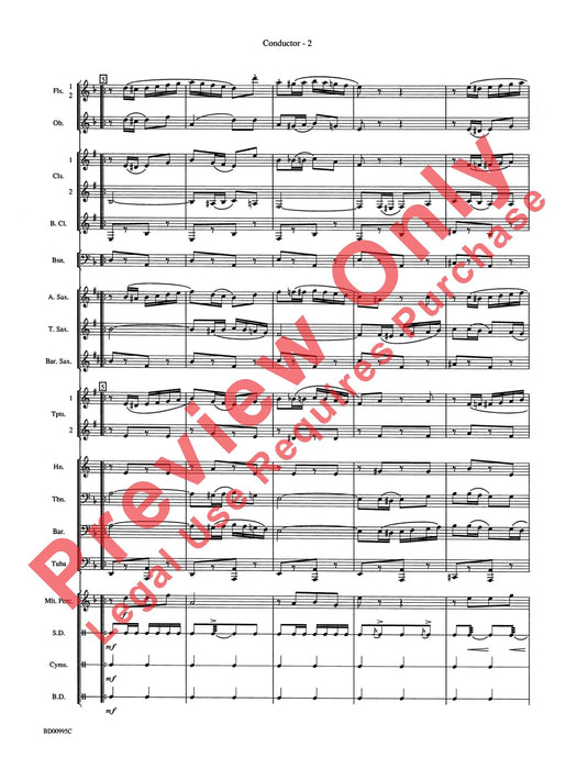 Rolling Thunder (Concert March) 音樂會進行曲 總譜 | 小雅音樂 Hsiaoya Music