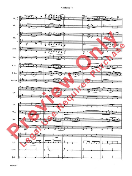 Rolling Thunder (Concert March) 音樂會進行曲 總譜 | 小雅音樂 Hsiaoya Music