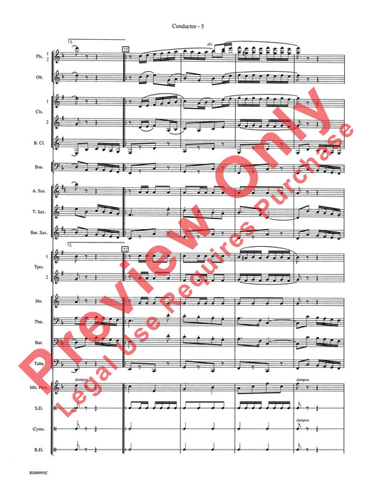 Rolling Thunder (Concert March) 音樂會進行曲 總譜 | 小雅音樂 Hsiaoya Music