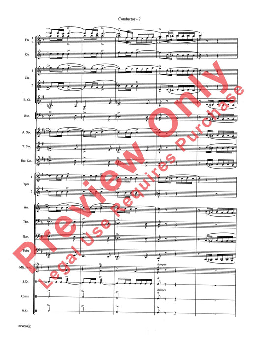 Rolling Thunder (Concert March) 音樂會進行曲 總譜 | 小雅音樂 Hsiaoya Music