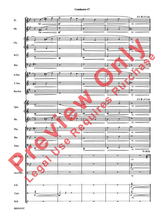 Ash Lawn Echoes (An Overture for Band) 序曲 總譜 | 小雅音樂 Hsiaoya Music