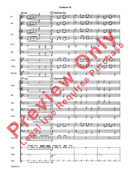 Ash Lawn Echoes (An Overture for Band) 序曲 總譜 | 小雅音樂 Hsiaoya Music