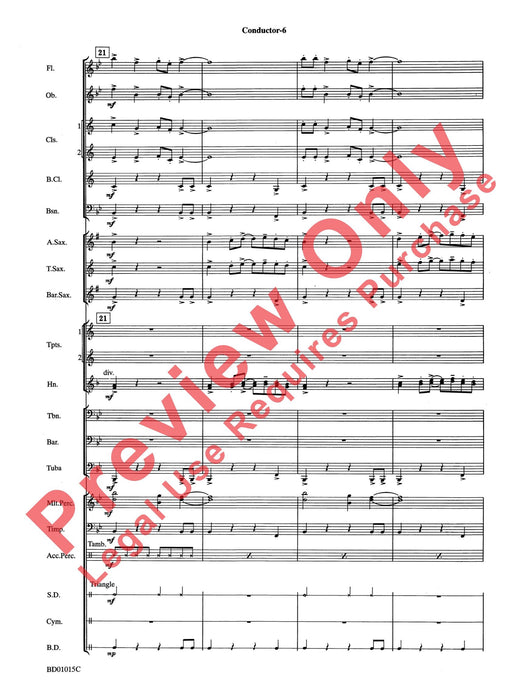 Ash Lawn Echoes (An Overture for Band) 序曲 總譜 | 小雅音樂 Hsiaoya Music