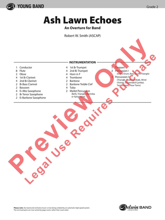 Ash Lawn Echoes (An Overture for Band) 序曲 | 小雅音樂 Hsiaoya Music