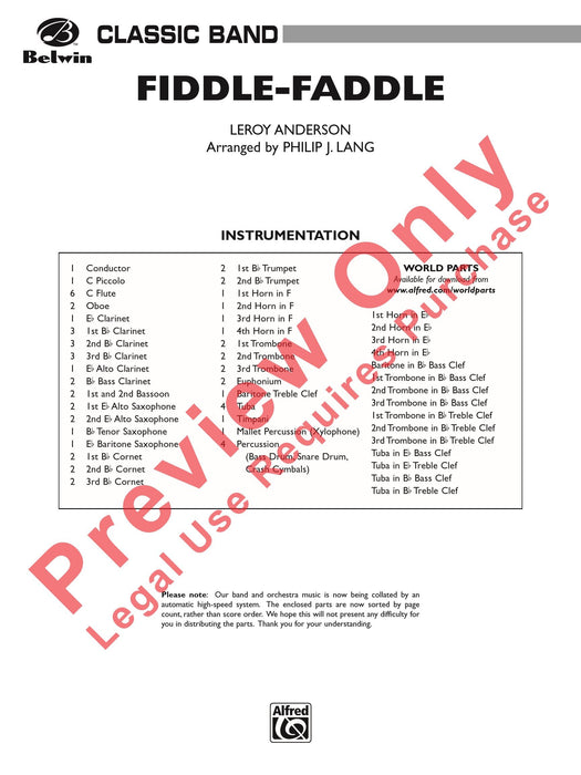 Fiddle-Faddle 提琴 總譜 | 小雅音樂 Hsiaoya Music