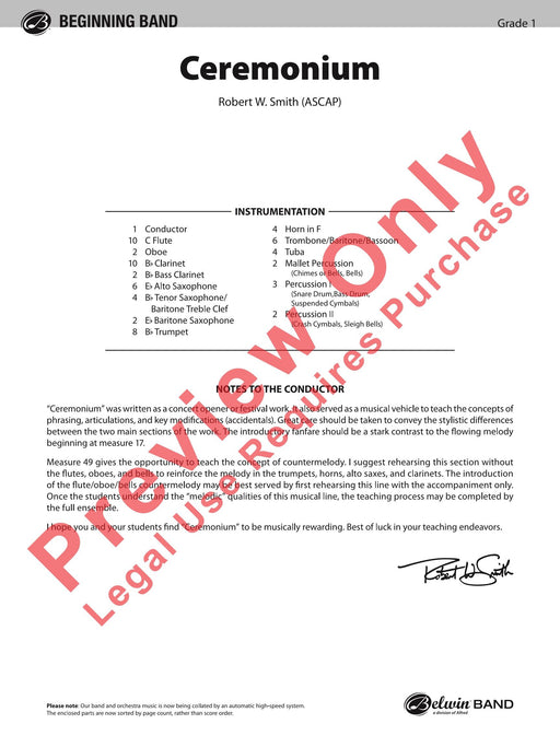 Ceremonium 總譜 | 小雅音樂 Hsiaoya Music