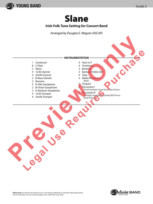 Slane 總譜 | 小雅音樂 Hsiaoya Music