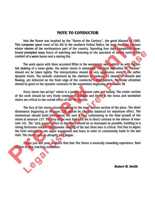 Into the Storm 總譜 | 小雅音樂 Hsiaoya Music