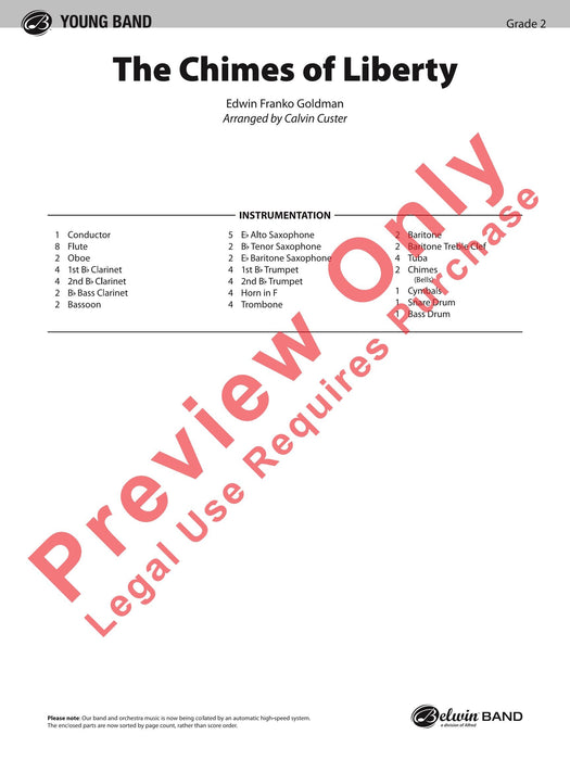 The Chimes of Liberty 總譜 | 小雅音樂 Hsiaoya Music