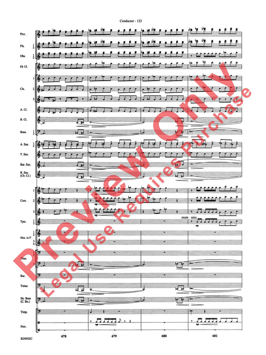 Symphony No. 3 for Band 交響曲 總譜 | 小雅音樂 Hsiaoya Music