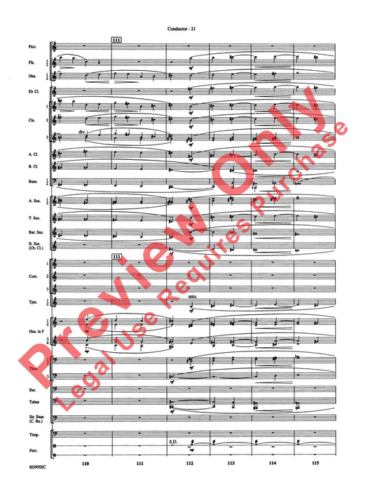 Symphony No. 3 for Band 交響曲 總譜 | 小雅音樂 Hsiaoya Music