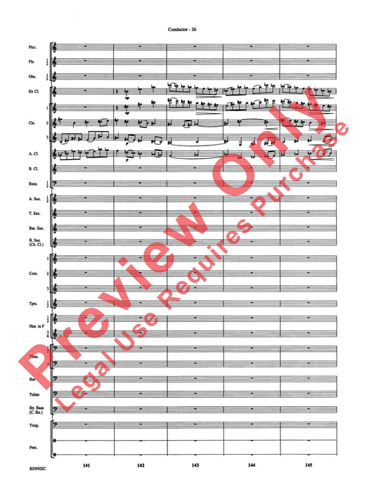 Symphony No. 3 for Band 交響曲 總譜 | 小雅音樂 Hsiaoya Music